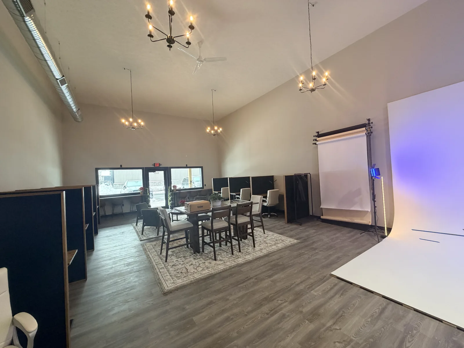 Salt & Light Coffee venue setup for mini branding session