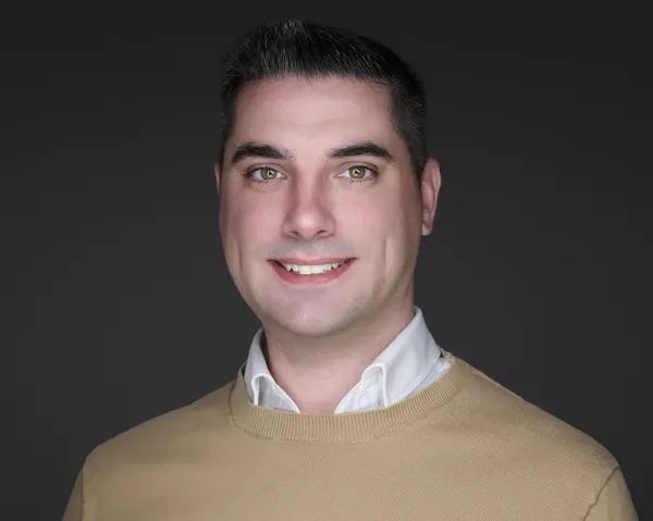 Studio corporate headshot for staff directory